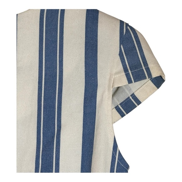 Kitchen Brand Striped Denim Mini Dress NWT - Picture 9 of 10